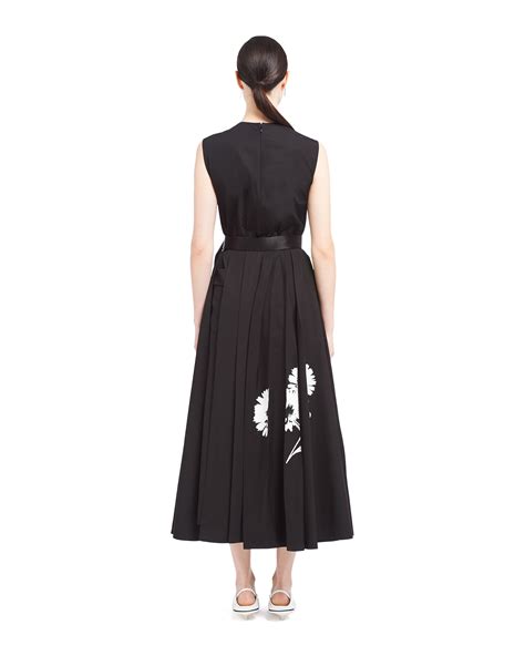 prada embroidered dress